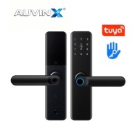Cerradura Inteligente Auvinx con Huella Dactilar y App Tuya TTLock para Alquiler de Apartamentos