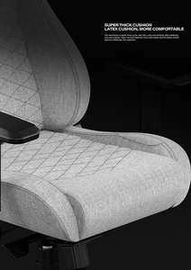 <strong>Ergonomic</strong> Computer <strong>Chair</strong> Gray Fabric <strong>UK</strong> Fire Protection Standards Office <strong>Chair</strong> Gaming <strong>Chair</strong> with Pocket Spring Cushion - Product Image 3