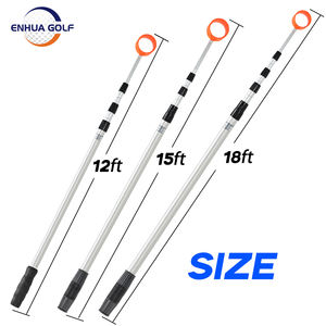 एल्यूमीनियम दूरबीन गोल्फ धीरे से काम करना गोल्फ की गेंद के लिए धरनेवाला के साथ पानी के लिए गेंद कुत्ता, गोल्फ पिक-अप सामान - Product Image 4