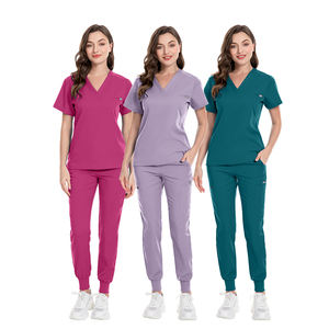 Nouvelle Mode Hôpital Grande Taille Médico-Chirurgical Scrubs Ensembles Uniformes Vente en Gros Spa Uniforme Médecin Infirmière Ensembles Uniformes - Product Image 3