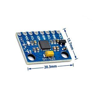 Módulo de giroscopio de aceleración triaxial GY-521 MPU-6050 6DOF - Product Image 4