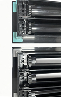 Grille d'aération carrée murale réglable en plastique pour climatisation CVC, diffuseur linéaire à fentes pour usage extérieur et sous-sol