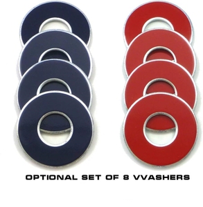 Rondelles à 3 trous personnalisées 16x36 Full Size Premium Planches <span class=keywords><strong>de</strong></span> jeu 8 VVashers par Get Outside Games - Product Image 6
