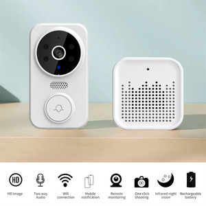 2 cách âm thanh Wifi kết nối cuộc gọi video di động giám sát từ xa tầm nhìn ban đêm 480p chuông cửa - Product Image 4
