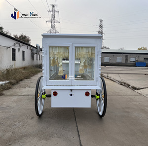 Carroza Fúnebre Eléctrica de Lujo con Adornos Clásicos y Ventanas Decorativas - Product Image 1