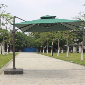 Sombrillas Grandes de Diseño Moderno para Exteriores, Poste de Hierro, Estilo Americano, Parasoles Manuales de 140 cm de Diámetro para Patios, Cafeterías y Salones de Té - Product Image 4