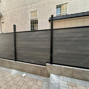 <span class=keywords><strong>Palissade</strong></span> en <span class=keywords><strong>bois</strong></span> composite Clôture en plastique Wpc <span class=keywords><strong>avec</strong></span> panneaux de clôture utilisés pour jardin et terrasse - Product Image 3