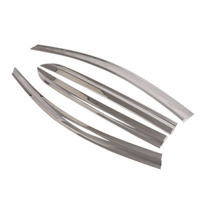 แผ่นบังแดดกันฝน WZXD รุ่นใหม่ อุปกรณ์ตกแต่งภายนอกรถยนต์ คุณภาพสูง ผลิตจากพลาสติก ABS ชุบโครเมียม สำหรับรถยนต์ I10 2017 รุ่น Hatchback - Product Image 1