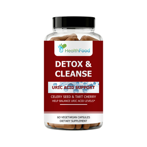 Capsules de purification détox à marque privée : Soutien à l'acide urique à base de graines de céleri et de cerise aigre pour le confort articulaire et un métabolisme sain - Product Image 1