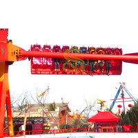 Fournisseur d'attractions de parc d'attractions à thème pour la famille, manèges commerciaux Top Spin 20 places en acier