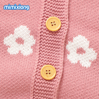 Mimixiong, los Más Vendidos, OEKO-TEX, Patrones de Flores Encantadoras para Niños Pequeños, Ropa de Punto para Bebés Recién Nacidos, Monos de Boutique para Niñas