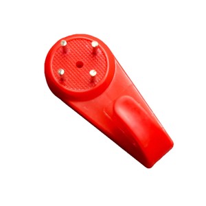 Crochets muraux en plastique rouge 41 mm, crochet simple, clou invisible pour décoration de photos et de mariage - Product Image 2