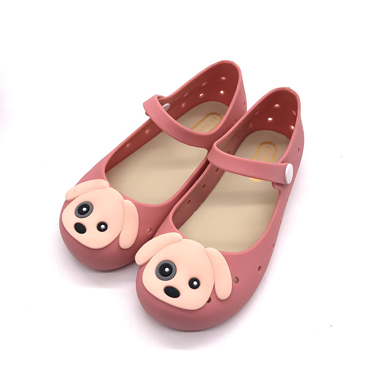 Милые летние сандалии для девочек, детская обувь, новый дизайн, картонная мягкая Желейная обувь для детей