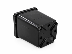 Custom Logo Round Black Plastic Square Gallon Container <b>Pot</b> PP Material Thick Bottom with Multiple <b>Drain</b> Holes Large Size - Product Image 2