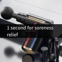 Pistolet de massage des tissus profonds, masseur vibrant portable pour l'entraînement musculaire, la physiothérapie et le soulagement des douleurs dorsales