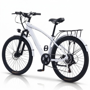 2026 Erwachsenen- und Studenten-Mountainbike, 26 Zoll, <span class=keywords><strong>E</strong></span>-Bike mit Hochkarbon-Stahlrahmen, Doppelscheibenbremsen, Stoßdämpfung, 3 Fahrmodi - Product Image 1