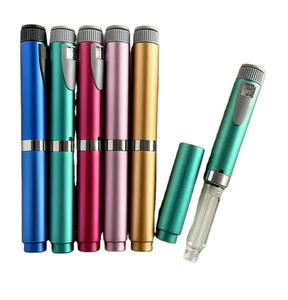 Envase cilíndrico metálico morado para suero de 3 ml con tapón de rosca para cuidado personal - Product Image 3
