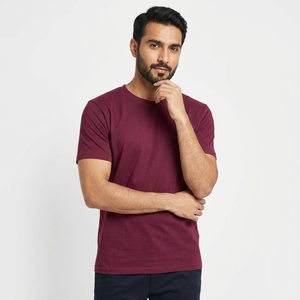 T-shirts pour hommes aux couleurs préférées des hommes, vente en gros, t-shirts pour hommes doux et unis, service OEM, manches courtes, t-shirt en coton original - Product Image 1