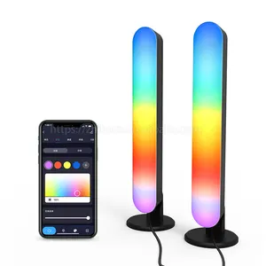 Tuya Smart Wifi Desktop Voice Control Atmosphere Light Graffiti Rgb Colorful Gaming Table Lamp