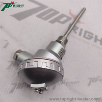 Sonda Tamaño 6*100mm Rtd Pt100 Sensor de temperatura Termopar con transmisor
