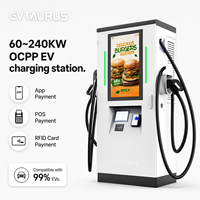 Station de recharge rapide pour véhicules électriques (VE) spéciale commerciale GBT NACS Chademo CCS2, avec double connecteur, boîtier IP54, OCPP, livraison rapide dans le monde entier