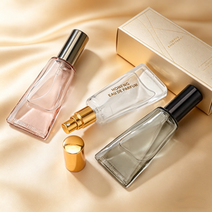 10ml Travel Portable Flat Perfume Bottle Screw Cap Reed <strong>Diffuser</strong> Skin Care Serum Glass Bottle Essential <strong>Oil</strong> <strong>Mini</strong> Empty - Product Image 2