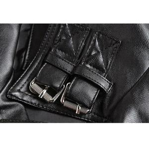 Blousons en cuir d'agneau d'hiver personnalisés pour hommes et femmes - Mode moto vintage confortable - Product Image 4