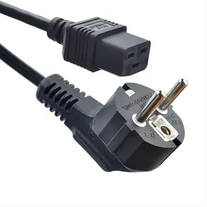 c19 power cord uk 16a kema keur schuko NEMA SAA UK C19 Socket Cable C19 Power Cord 1.5mm2