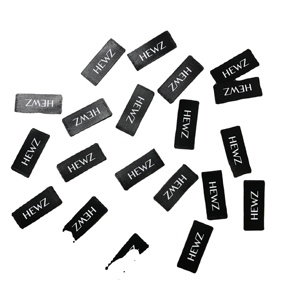 Wholesale Customized Size and logo Clothing Size <b>Stickers</b> and Satin Clothing Size Labels - Product Image 2