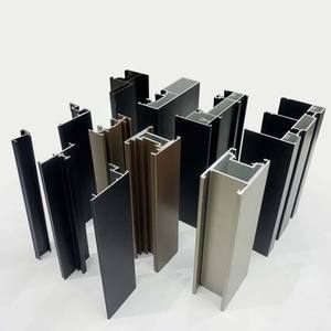 Perfil de Marco de Puerta Delgada de Aluminio, Sistema de Deslizamiento Vertical de Vidrio, Extrusión de Aleación de Metal, Construcción de Ranura, por Tonelada - Product Image 3