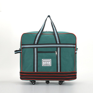 New Foldable Airline Check-in Bag Oxford Multi-layer Outdoor Travel Bag Super Large <b>Storage</b> Duffle Bag With Universal Wheels - Product Image 3