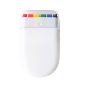 Crayons lavables à l'huile blancs arc-en-ciel avec logo personnalisé pour événements sportifs de football, peinture sur le visage, fêtes, festivals, promotionnels - Product Image 2