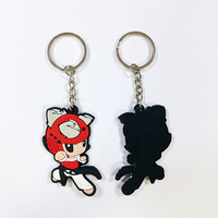 Regalos Promocionales al por Mayor, Diseño de Logotipo Personalizado, Llaveros y Mosquetones de Silicona con Personajes de Dibujos Animados en 2D/3D para Amigos