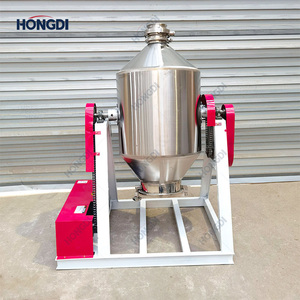 Double Cone Stainless Steel Agitator Mixer 200L with Motor and Gearbox for Chemical Powder and Corn Feed Mixing - Product Image 6