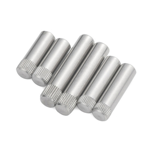 Pasadores Paralelos Moleteados de Acero Inoxidable 18-8 SS SUS 304 316 316L A2-70 A2-80 A4-70 A4-80, Cromados y Niquelados - Product Image 4