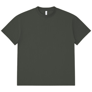 T-shirt à manches courtes pour homme, 240g, 100% coton, style Amekaji chinois, uni, ample et surdimensionné - Product Image 3