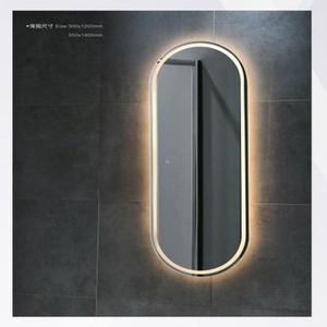 <span class=keywords><strong>Grand</strong></span> miroir LED mural moderne pleine longueur avec fonction étanche pour salle de bain, entrée et couloir - Product Image 2