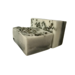 Jabón Artesanal Purificante de Carbón y Lavanda - Product Image 2