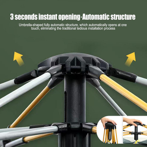 Tenda da campeggio automatica all'aperto 3-<span class=keywords><strong>4</strong></span> persone tenda pieghevole tende da campeggio all'aperto <span class=keywords><strong>4</strong></span> persone impermeabile - Product Image 4