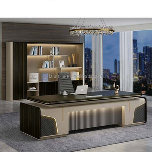 Modern <b>Office</b> Furniture Wooden <b>Office</b> <b>Table</b> Design Executive Desks Boss Luxury L Shaped Manager CEO <b>Office</b> Desk - Product Image 2