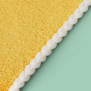 Serviette de cuisine en velours corail absorbant et épaissi avec logo personnalisé, bordure décorative, séchage rapide, motif dessin animé, avec crochet - Product Image 6