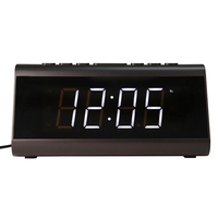Hochwertiger Desktop mit USB-Aufladung Eingebauter Lautsprecher AM FM 2-Band-Empfänger Wecker Radio