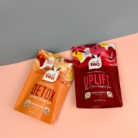 Sachet Doypack refermable anti-humidité pour thé en vrac saveur ibiscus, idéal pour les sachets de thé amincissant aux herbes
