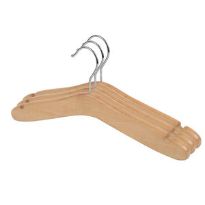 Cintre en bois coloré antidérapant, 1 pièce, pour vêtements de bébés et enfants, vente en gros - Product Image 5