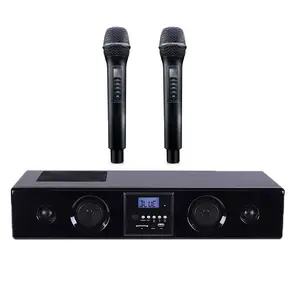 Professionelle Hi-Fi Soundbar Heimkino System Karaoke kabelloser Lautsprecher Audioverstärker mit LCD-Anzeige Lautsprecher