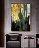 Projet d'hôtel Rénovation Oeuvre Fabricants Nouveau Design Paysage Abstrait Peinture sur Toile Art Mural pour Salon Décor