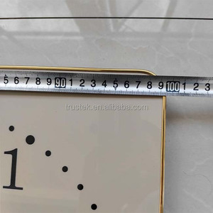 Orologio da Parete <span class=keywords><strong>di</strong></span> Lusso con Stampa Digitale ad Acquerello, Motivo Cervo, Cornice in Lega <span class=keywords><strong>di</strong></span> Alluminio per Arredamento Casa - Product Image 6