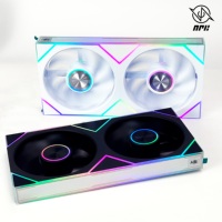 Ventilateur de refroidissement CPU série Phantom NPC 120 mm 240 mm 360 mm, éclairage ARGB, fonctionnement silencieux en alliage pour boîtier d'ordinateur, ordinateurs de jeu