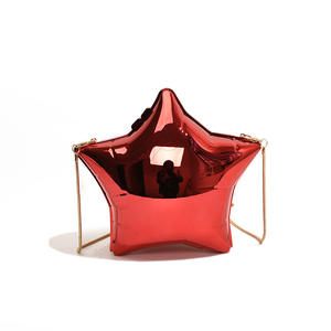 Bolso de cadena en forma de nuevo Instagram hottie <span class=keywords><strong>Bundy</strong></span> boca sobre rojo nicho hombro acrílico bolsos de mano señoras moda para mujer - Product Image 6