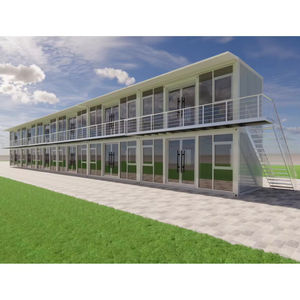 Maison conteneur à assemblage rapide, maison préfabriquée à 2 étages, casas prefabricadas, bureau, hôtel, petite maison préfabriquée, maison modulaire - Product Image 4